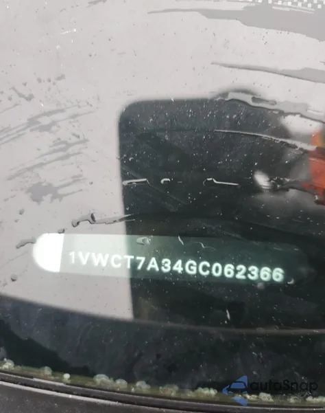 2016 Volkswagen Passat Sel z USA, uszkodzony, nr VIN 1VWCT7A34GC062366